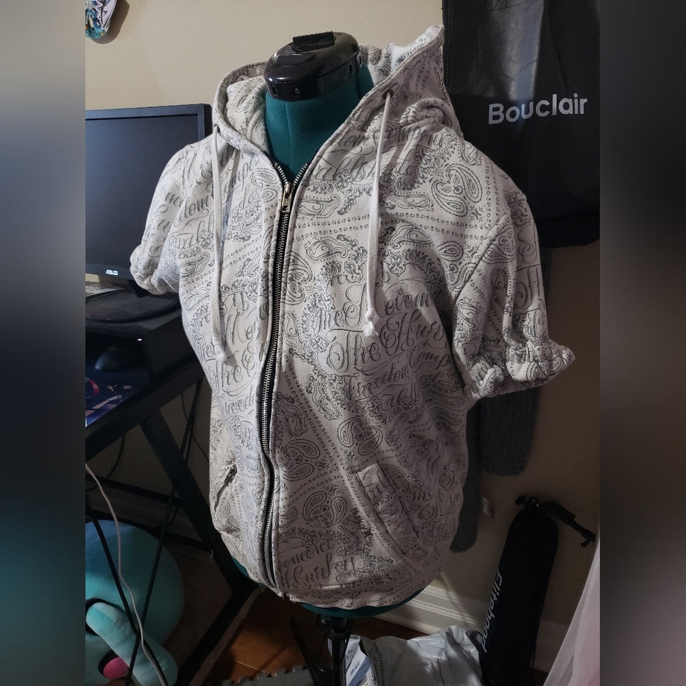 Reworked Hurley Zip-Up Bunny Hoodie